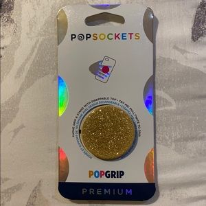 POPSOCKET PREMIUM (Gold Glitter) ✨